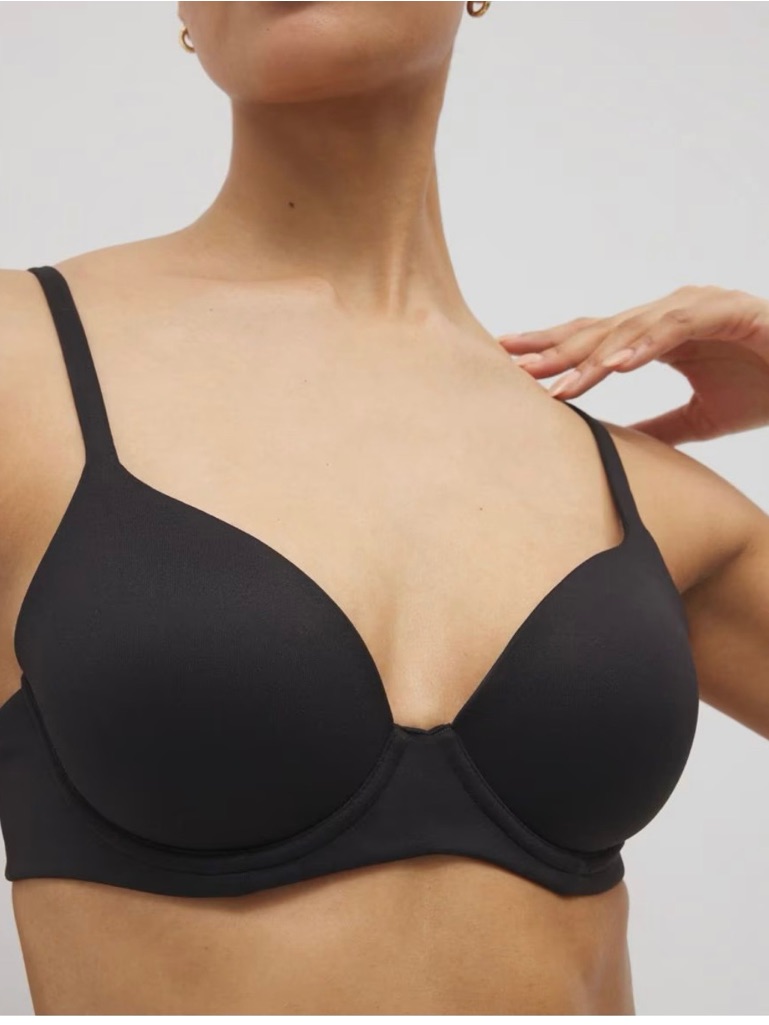 Soma Embraceable Perfect Coverage Bra Black 32dd Nwt